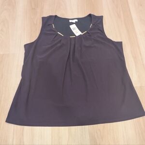 Charter Club  Business Tank NWT Deep Navy Size 2XL